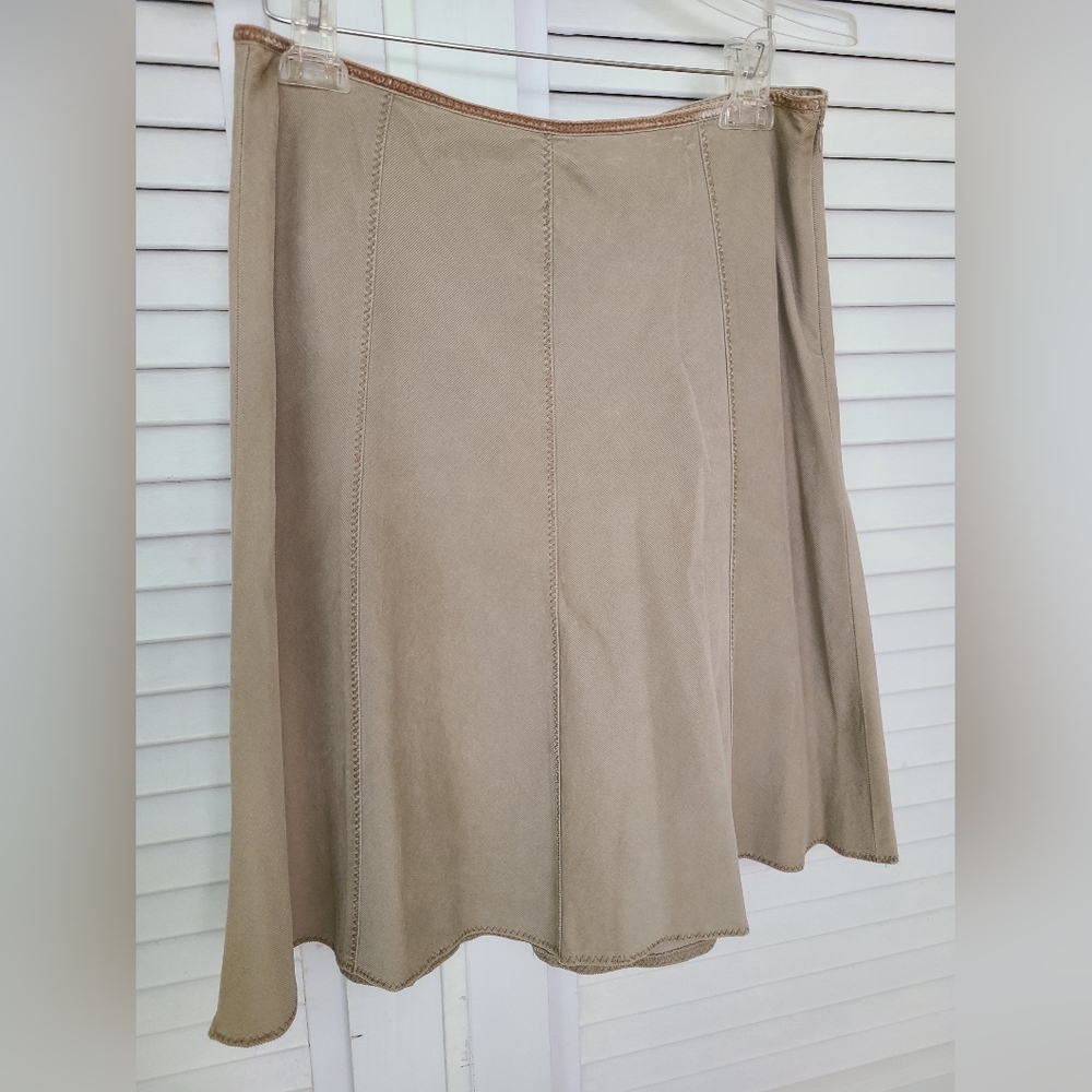 The Limited A-Line Tan Skirt